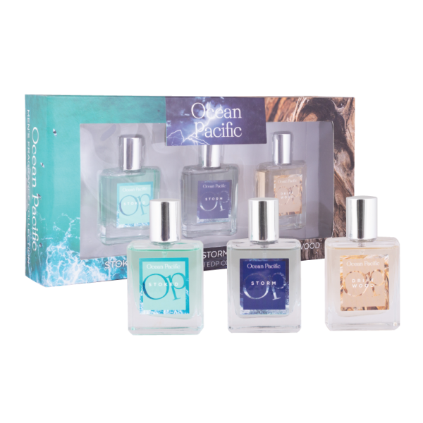 Op Men's Eau de Parfum Coffret (Stoked, Storm, Driftwood)